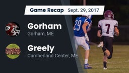 Recap: Gorham  vs. Greely  2017