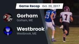 Recap: Gorham  vs. Westbrook  2017