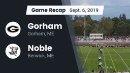 Recap: Gorham  vs. Noble  2019