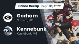Recap: Gorham  vs. Kennebunk  2022
