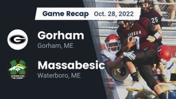 Recap: Gorham  vs. Massabesic  2022