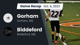 Recap: Gorham  vs. Biddeford  2023