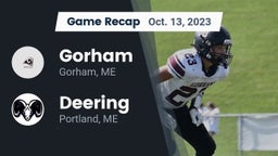 Recap: Gorham  vs. Deering  2023