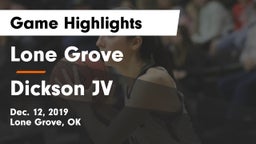 Lone Grove  vs Dickson JV Game Highlights - Dec. 12, 2019