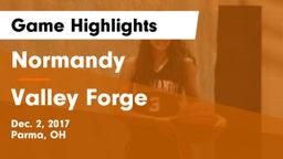 Normandy  vs Valley Forge  Game Highlights - Dec. 2, 2017