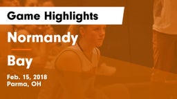 Normandy  vs Bay  Game Highlights - Feb. 15, 2018