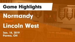 Normandy  vs Lincoln West  Game Highlights - Jan. 14, 2019