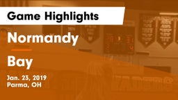 Normandy  vs Bay  Game Highlights - Jan. 23, 2019