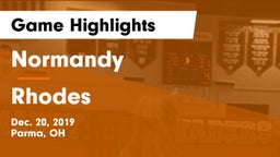 Normandy  vs Rhodes  Game Highlights - Dec. 20, 2019