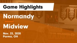 Normandy  vs Midview Game Highlights - Nov. 23, 2020