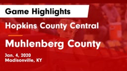 Hopkins County Central  vs Muhlenberg County  Game Highlights - Jan. 4, 2020