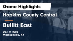 Hopkins County Central  vs Bullitt East  Game Highlights - Dec. 2, 2023