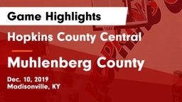 Hopkins County Central  vs Muhlenberg County  Game Highlights - Dec. 10, 2019