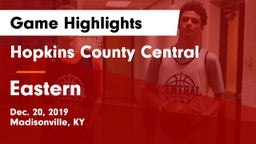 Hopkins County Central  vs Eastern  Game Highlights - Dec. 20, 2019