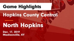 Hopkins County Central  vs North Hopkins  Game Highlights - Dec. 17, 2019