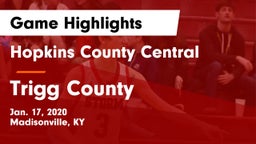 Hopkins County Central  vs Trigg County  Game Highlights - Jan. 17, 2020