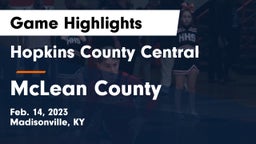 Hopkins County Central  vs McLean County  Game Highlights - Feb. 14, 2023