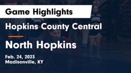 Hopkins County Central  vs North Hopkins  Game Highlights - Feb. 24, 2023