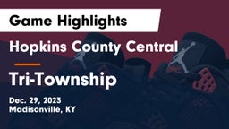 Hopkins County Central  vs Tri-Township  Game Highlights - Dec. 29, 2023