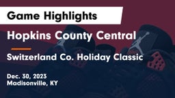 Hopkins County Central  vs Switzerland Co. Holiday Classic Game Highlights - Dec. 30, 2023