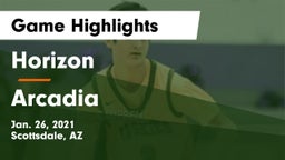 Horizon  vs Arcadia  Game Highlights - Jan. 26, 2021