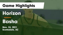 Horizon  vs Basha  Game Highlights - Nov. 24, 2021