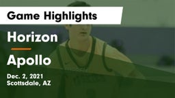 Horizon  vs Apollo  Game Highlights - Dec. 2, 2021
