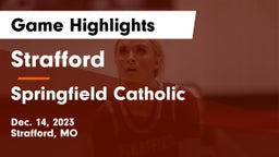 Strafford  vs Springfield Catholic  Game Highlights - Dec. 14, 2023