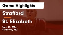 Strafford  vs St. Elizabeth Game Highlights - Jan. 11, 2024