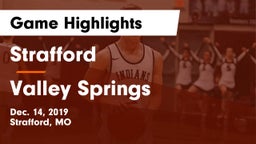 Strafford  vs Valley Springs  Game Highlights - Dec. 14, 2019