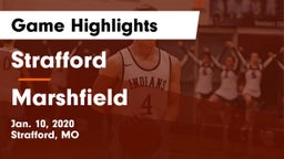 Strafford  vs Marshfield  Game Highlights - Jan. 10, 2020