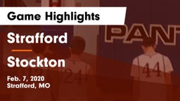 Strafford  vs Stockton  Game Highlights - Feb. 7, 2020