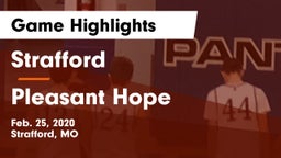 Strafford  vs Pleasant Hope  Game Highlights - Feb. 25, 2020