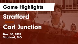 Strafford  vs Carl Junction  Game Highlights - Nov. 30, 2020