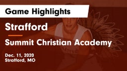 Strafford  vs Summit Christian Academy Game Highlights - Dec. 11, 2020