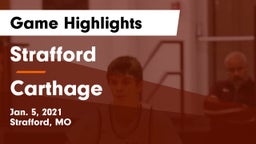 Strafford  vs Carthage  Game Highlights - Jan. 5, 2021