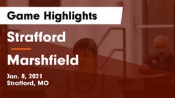 Strafford  vs Marshfield  Game Highlights - Jan. 8, 2021