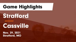 Strafford  vs Cassville  Game Highlights - Nov. 29, 2021