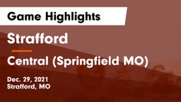 Strafford  vs Central  (Springfield MO) Game Highlights - Dec. 29, 2021