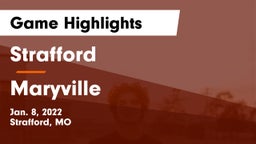 Strafford  vs Maryville  Game Highlights - Jan. 8, 2022