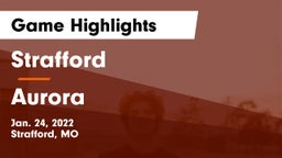 Strafford  vs Aurora  Game Highlights - Jan. 24, 2022
