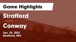 Strafford  vs Conway  Game Highlights - Jan. 25, 2022