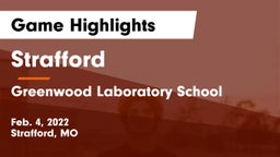 Strafford  vs Greenwood Laboratory School  Game Highlights - Feb. 4, 2022