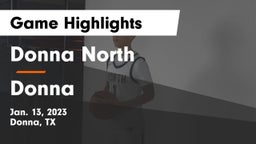 Donna North  vs Donna  Game Highlights - Jan. 13, 2023