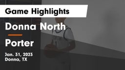 Donna North  vs Porter  Game Highlights - Jan. 31, 2023