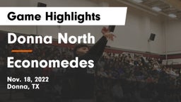 Donna North  vs Economedes  Game Highlights - Nov. 18, 2022