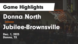 Donna North  vs Jubilee-Brownsville Game Highlights - Dec. 1, 2023