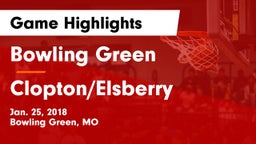 Bowling Green  vs Clopton/Elsberry  Game Highlights - Jan. 25, 2018