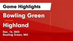 Bowling Green  vs Highland  Game Highlights - Dec. 14, 2023