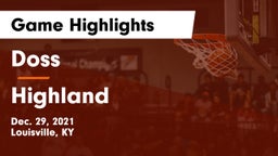 Doss  vs Highland Game Highlights - Dec. 29, 2021